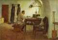León Tolstoi en su estudio 1891 Ilya Repin